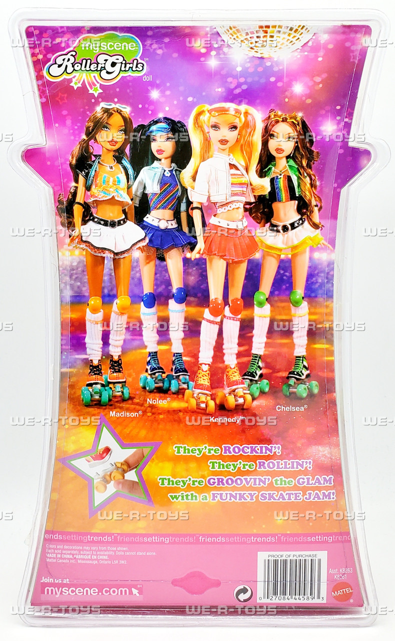 Barbie My Scene Rollergirls Chelsea Doll 2006 Mattel K8261 - We-R-Toys