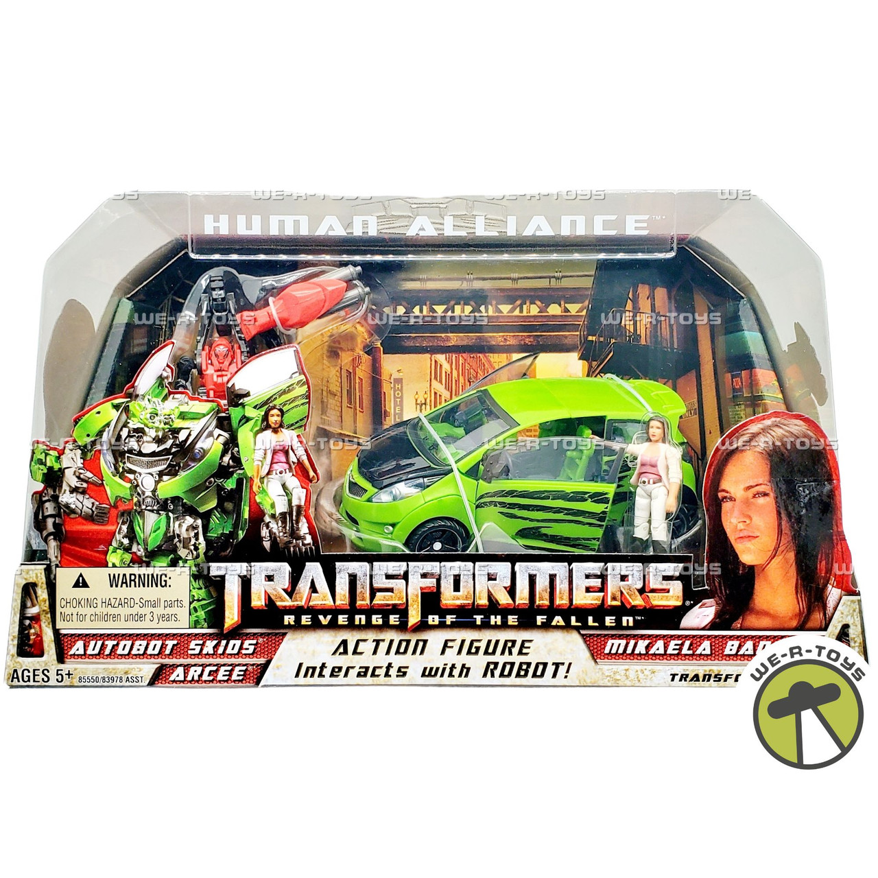 Transformers Human Alliance Autobot Skids with Mikaela Figures