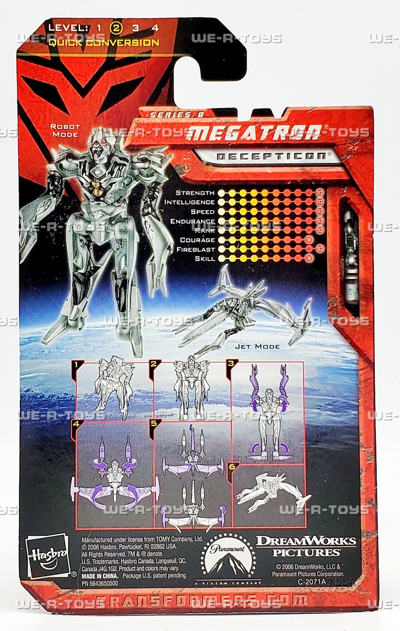 Transformers Series 8 Megatron Decepticon Action Figure 2006