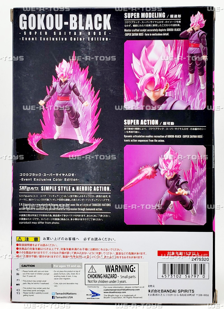 S.H. Figuarts Dragon Ball Super Goku Black Super Saiyan Rose