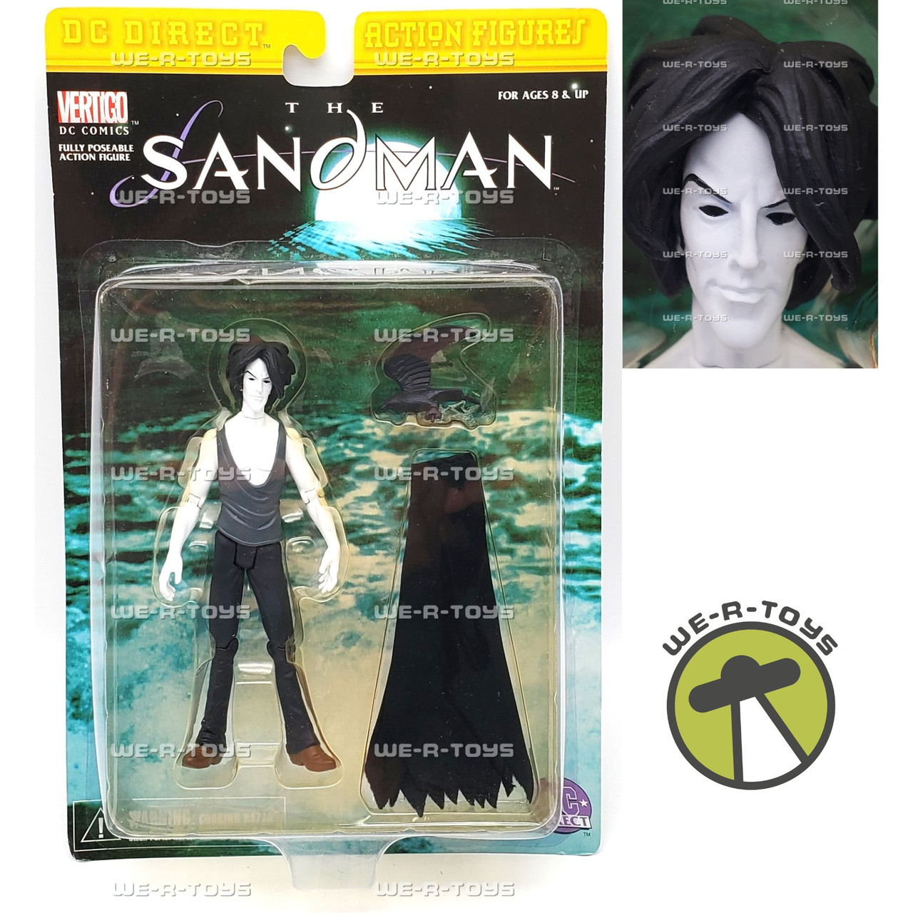 DC Comics Vertigo the Sandman Fully Poseable Action Figure 1999 DC 