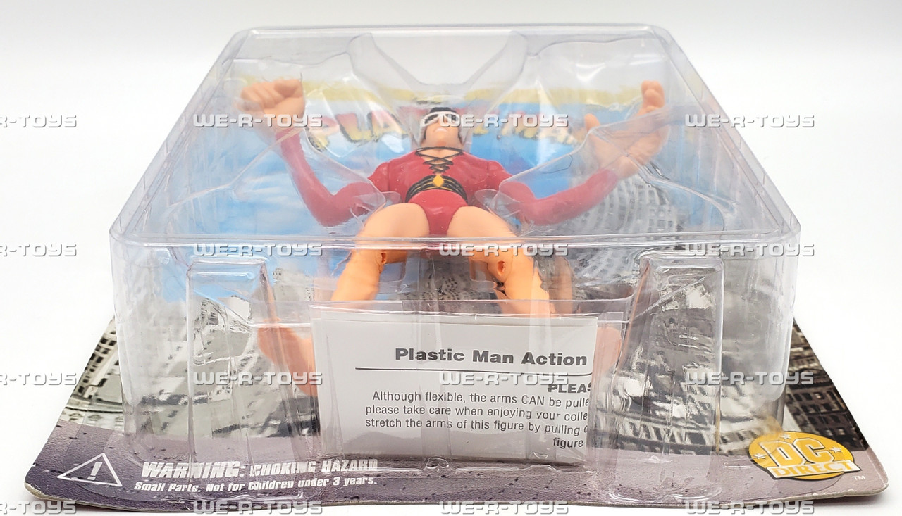 DC Direct Plastic Man Fully Poseable Action Figure 1999 - We-R-Toys