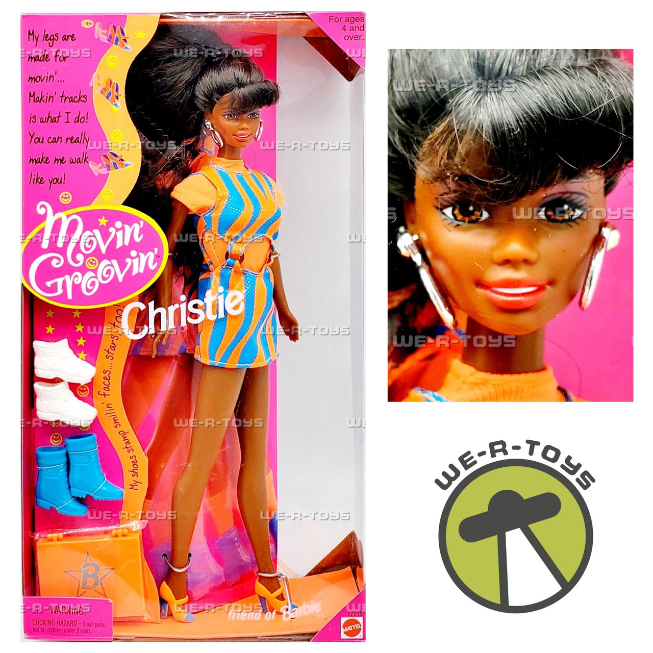 Barbie Movin Groovin Christie Doll AA 1997 Mattel 17715 - We-R-Toys