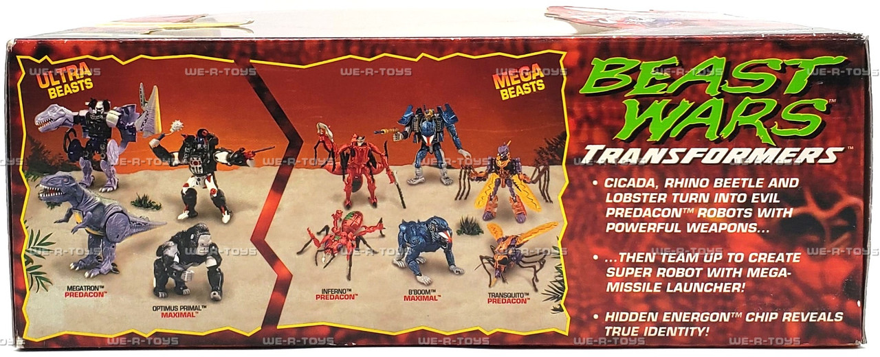 Transformers Beast Wars Evil Predacon Tripredacus Figure Original