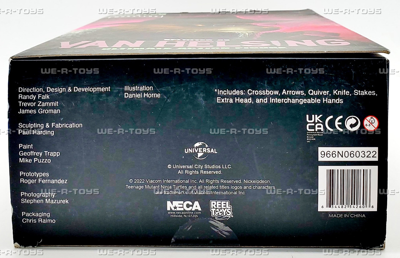 NECA TMNT Universal Monsters Splinter As Van Helsing Ultimate
