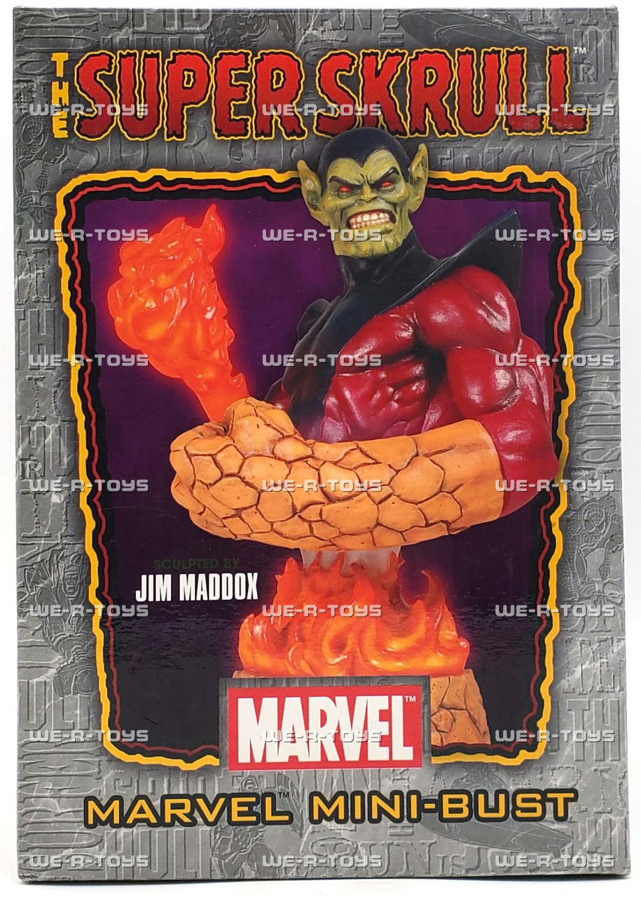Marvel Mini-Bust the Super Skrull Sculpted by Jim Maddox 2006