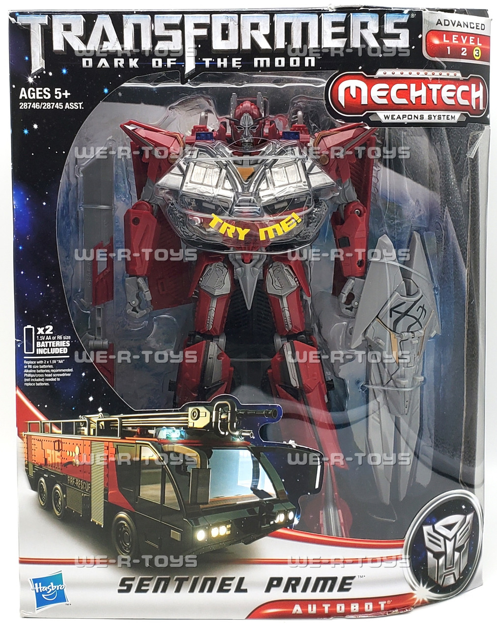 Transformers Dark of the Moon Sentinel Prime Mechtech Figure