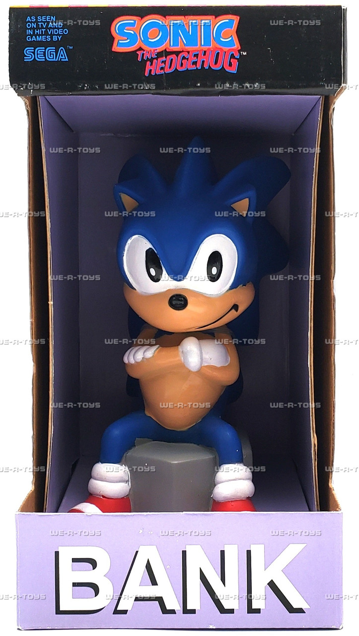 Sonic The Hedgehog SEGA Sitting Coin Bank 1994 Happiness Express