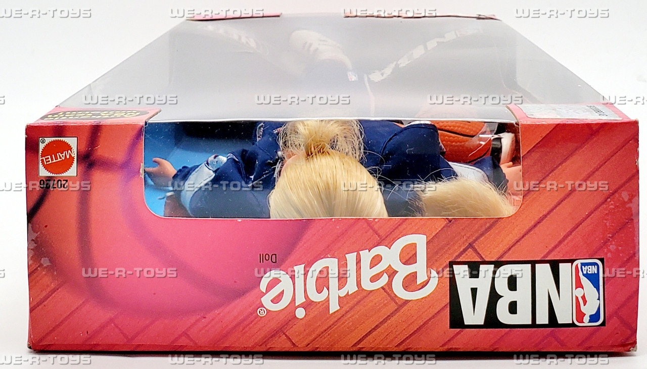 NBA Barbie New Jersey Nets Doll 1998 Mattel 20726 - We-R-Toys