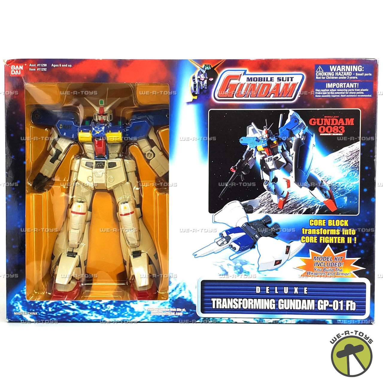 Mobile Suit Gundam Deluxe Transforming Gundam GP-01 Fb
