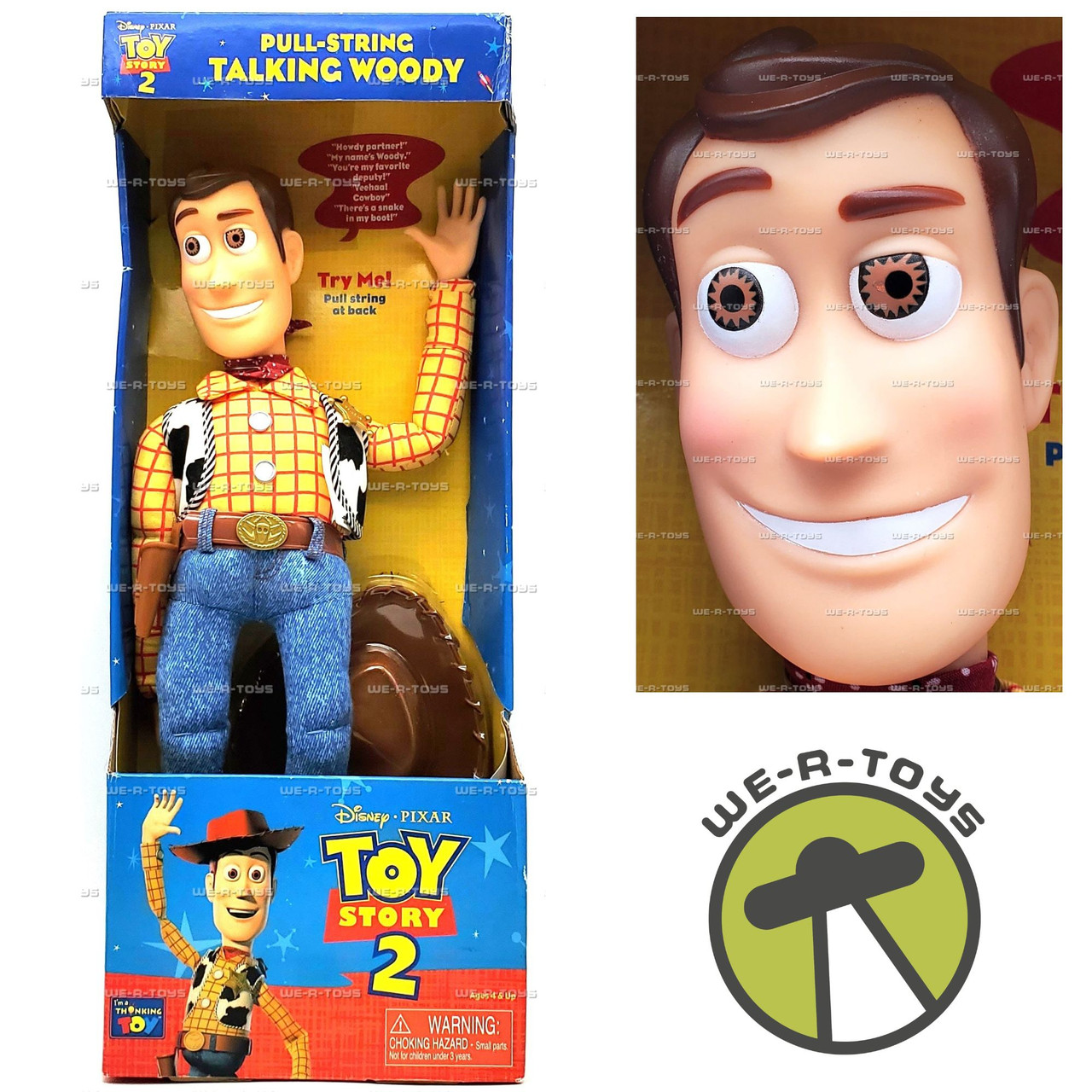 Disney Pixar Toy Story 2 Pull-String Talking Woody Figure