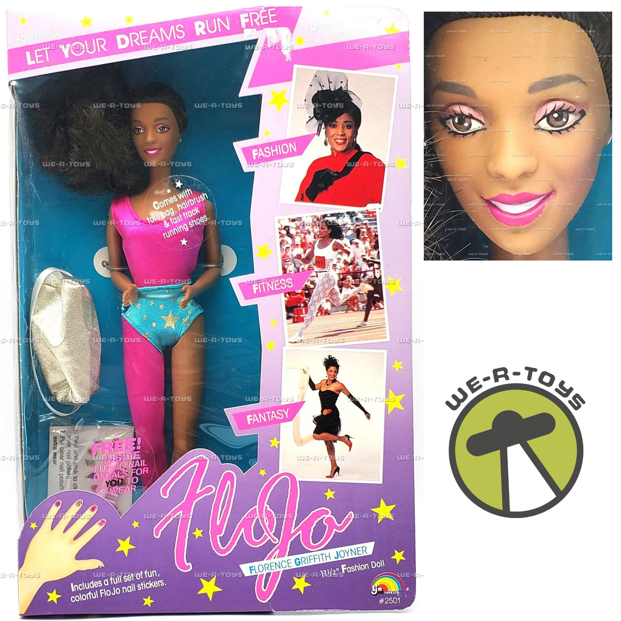 FloJo Florence Griffith Joyner Doll 1989 LJN Toys #02501 - We-R-Toys