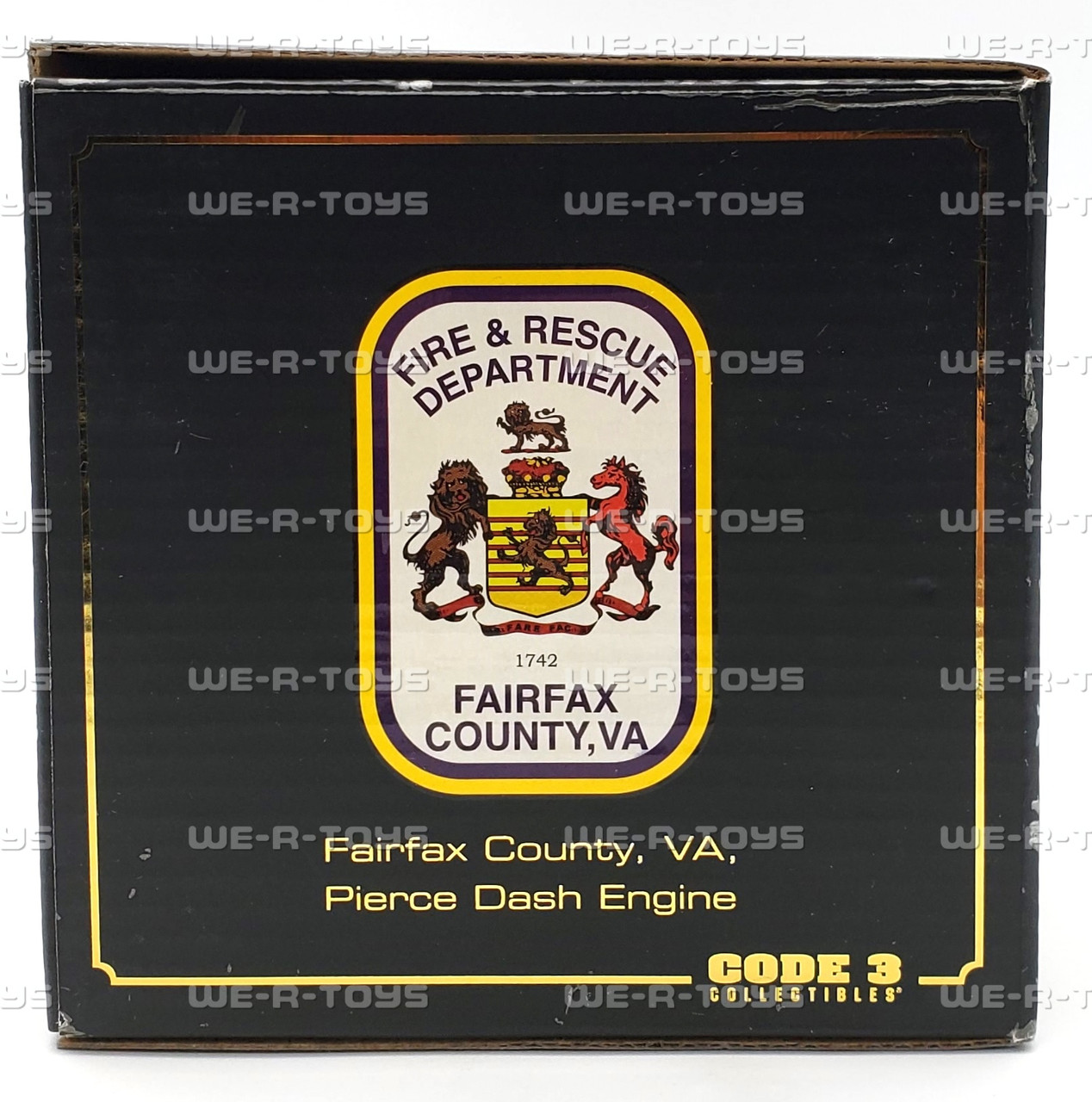 Code 3 Fire & Rescue 1/64 Fairfax County VA Pierce Dash Engine