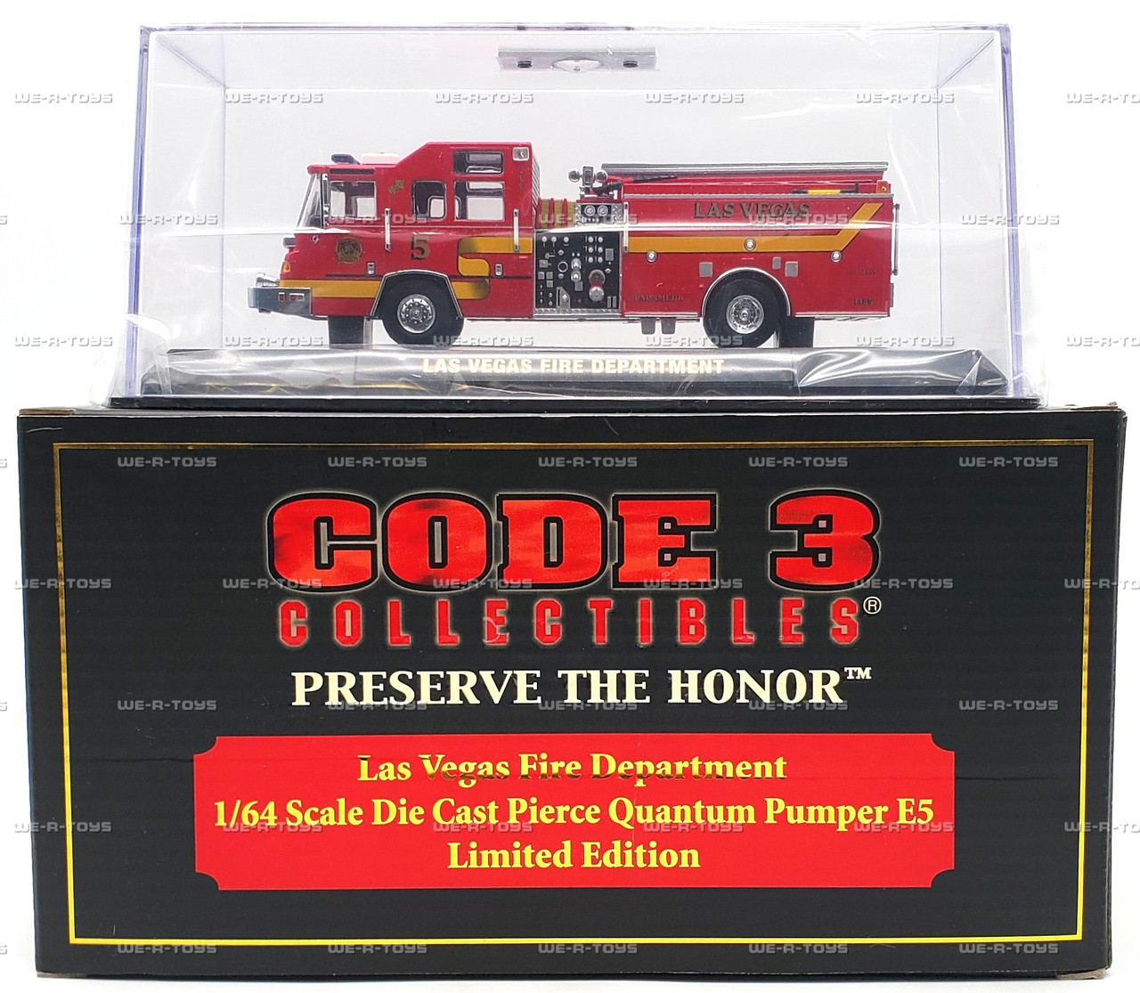 Code 3 Collectibles Las Vegas Fire Department Pierce Quantum