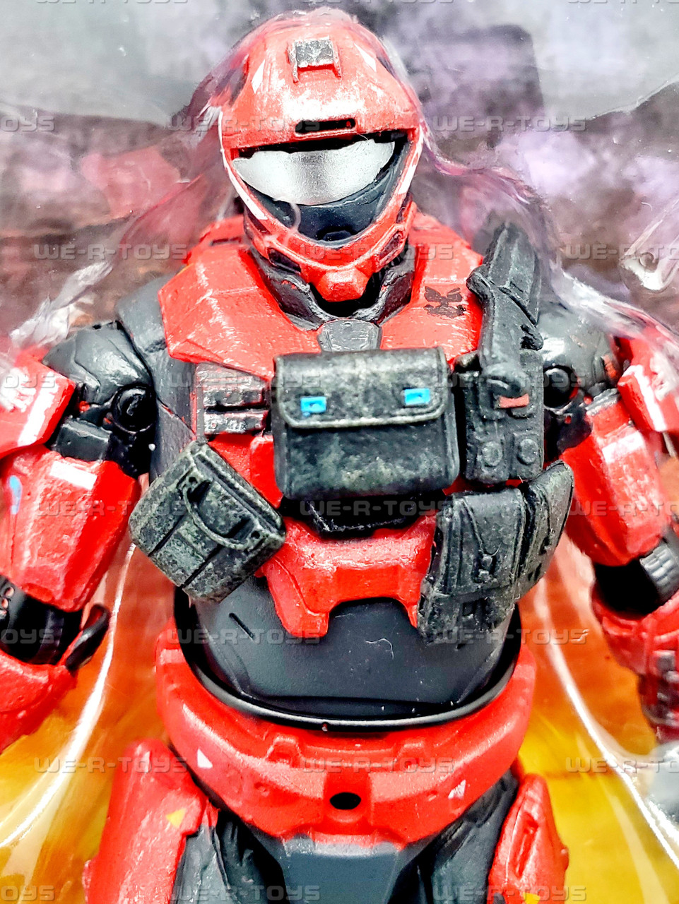 Halo Reach Series 6 Spartan Recon Male Team Red Action Figure 2012
