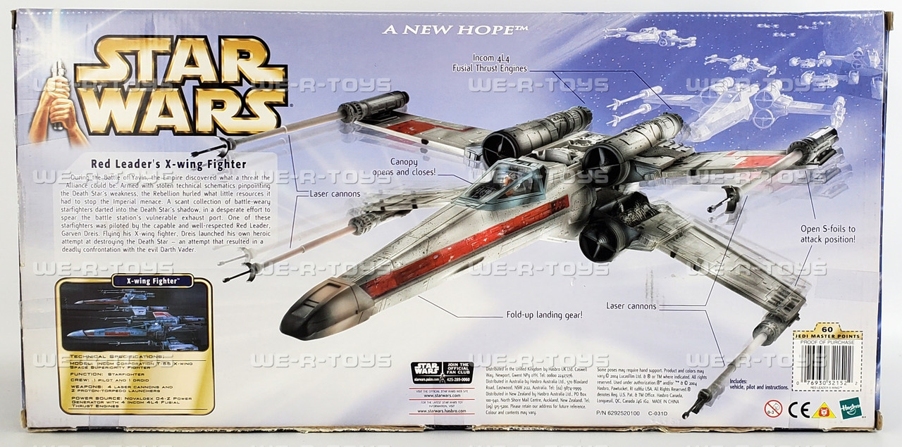 Star Wars A New Hope Death Star Trench Red Leader's X-Wing Fighter