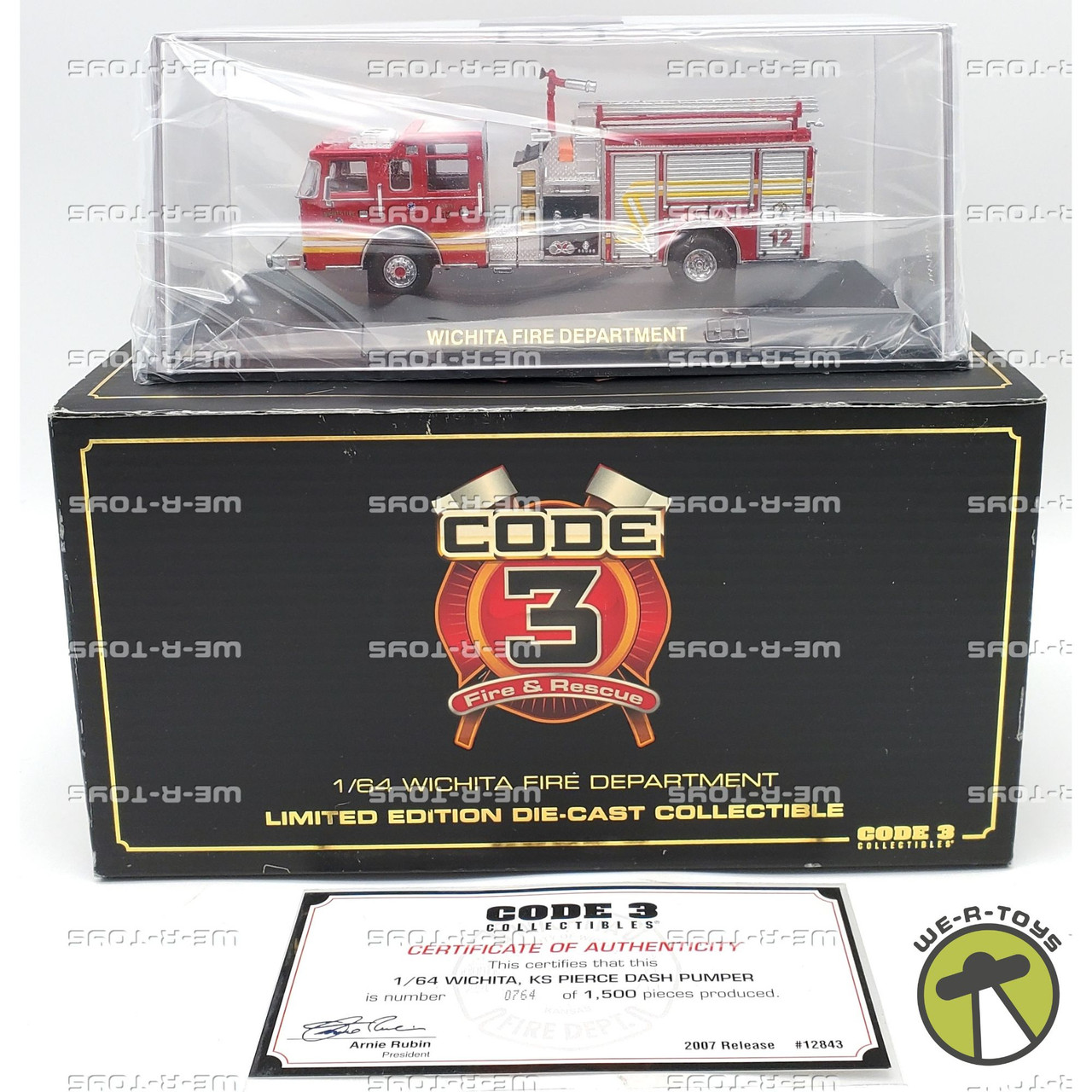 Code 3 Fire & Rescue Wichita Fire Department Pierce Dash Pumper