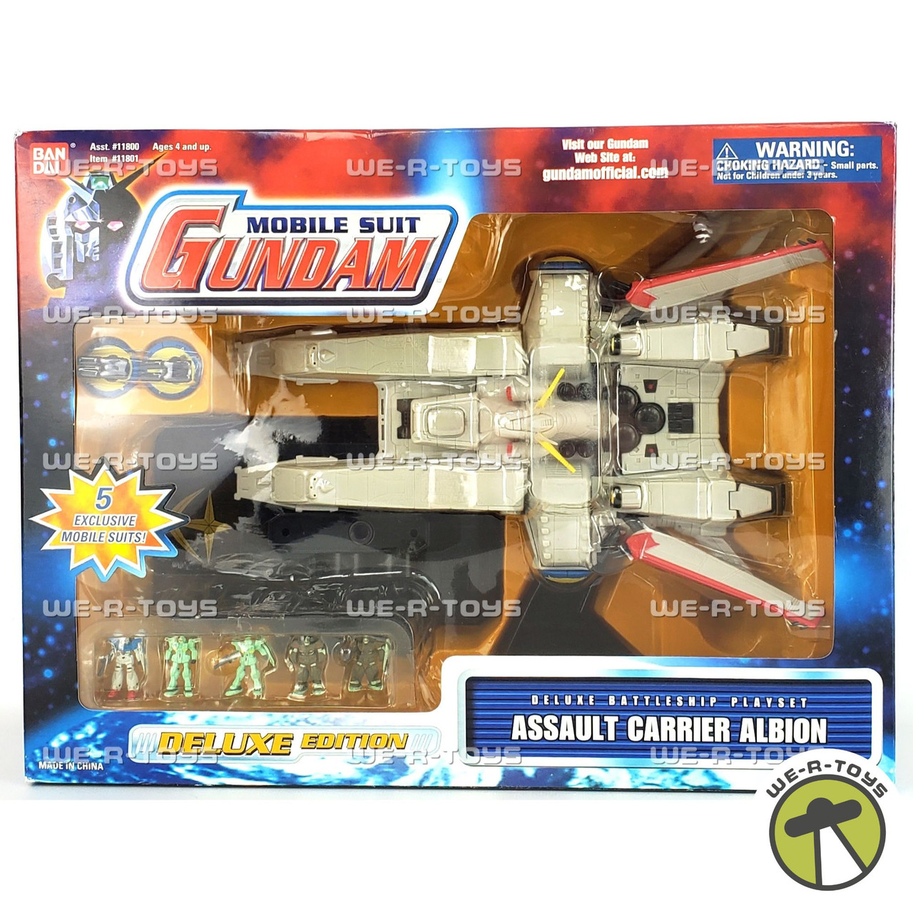 Mobile Suit Gundam Deluxe Battleship Playset Assault Carrier
