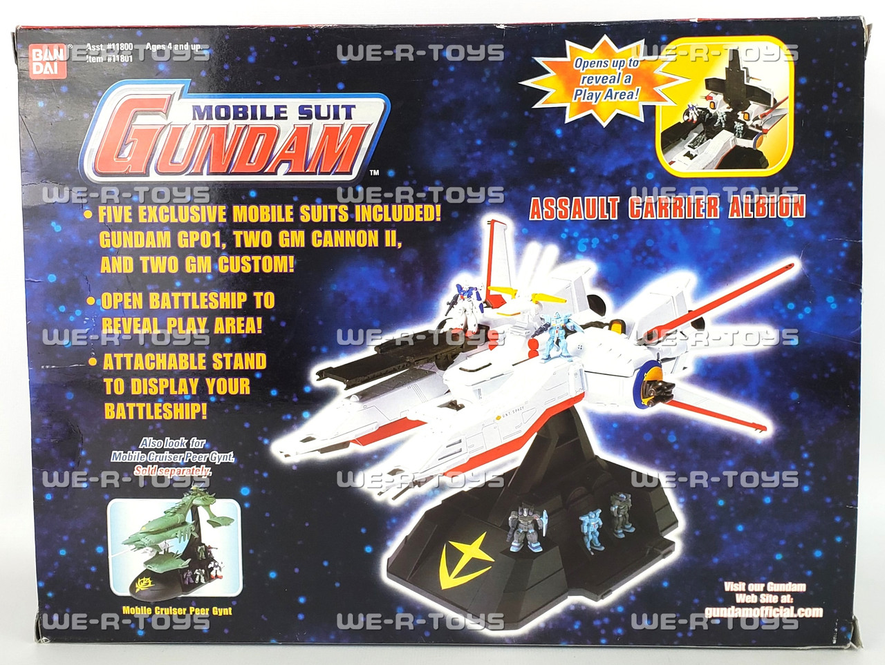 Mobile Suit Gundam Deluxe Battleship Playset Assault Carrier