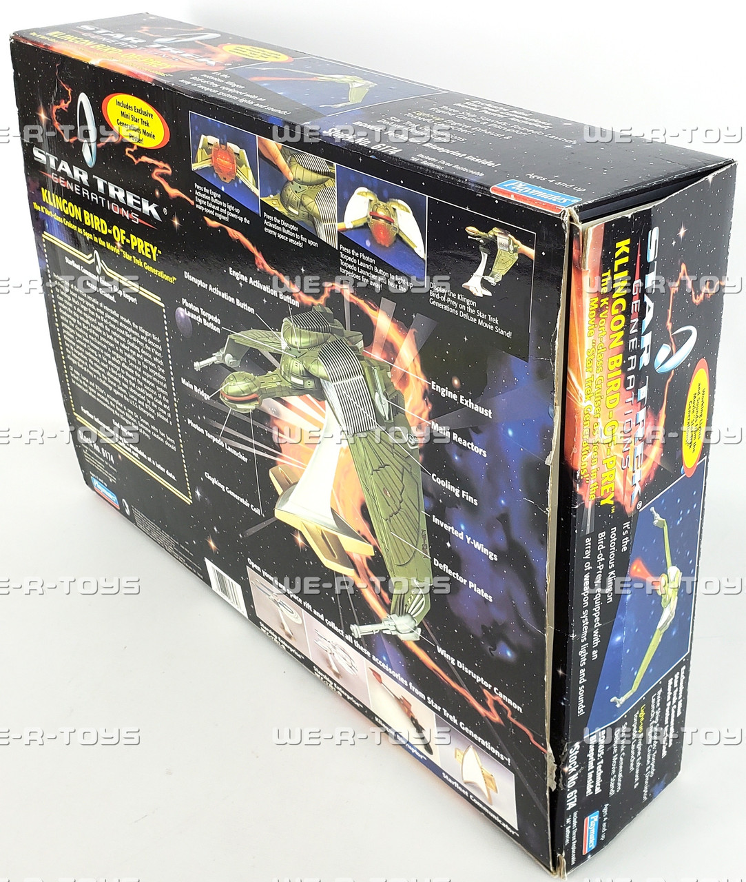 Star Trek Generations Klingon Bird of Prey Vehicle 1994 Playmates