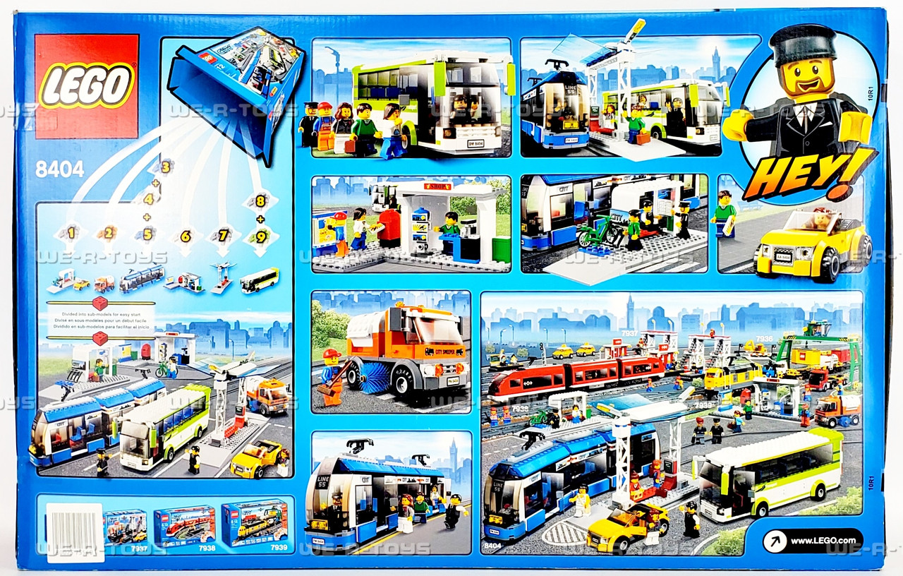 LEGO Public Transport Station 864 Piece Building Set 8404 - We-R-Toys