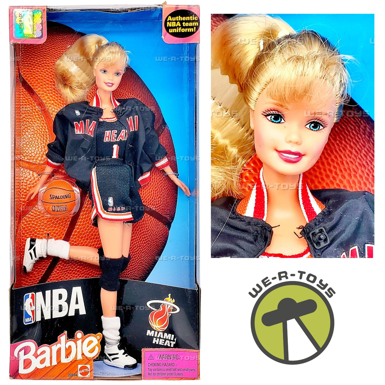 Barbie NBA Miami Heat Doll 1998 Mattel 20694 - We-R-Toys