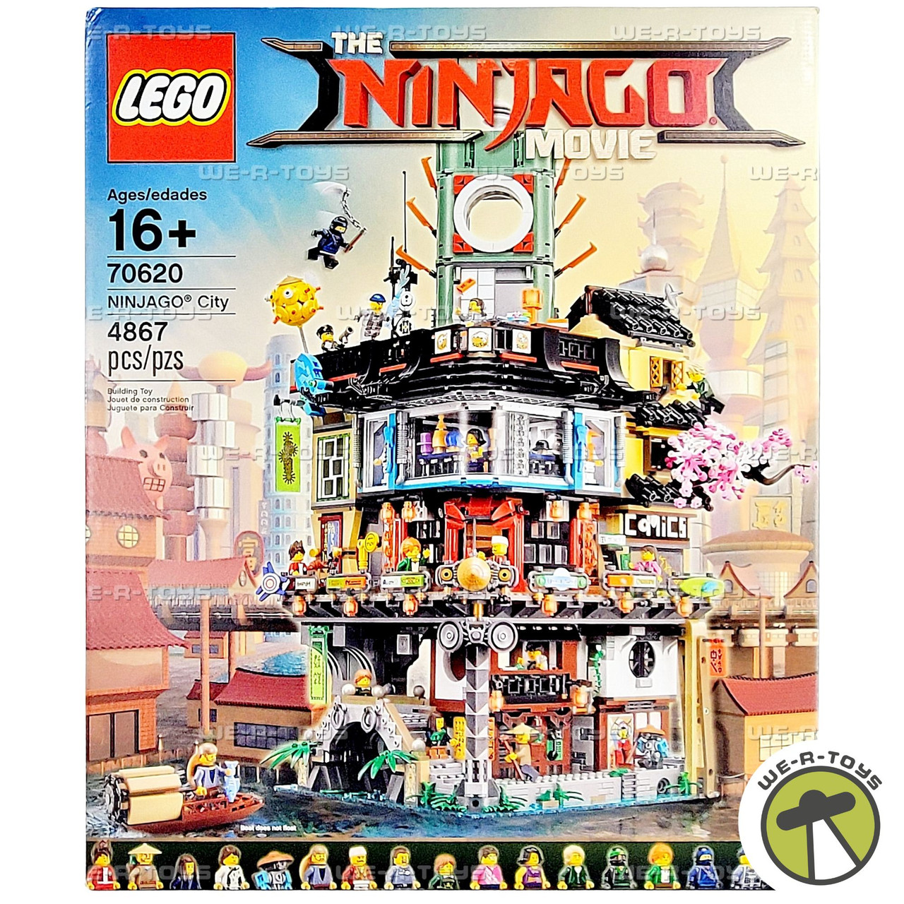 LEGO The Ninjago Movie Ninjago City 4867 Piece Building Set 70620