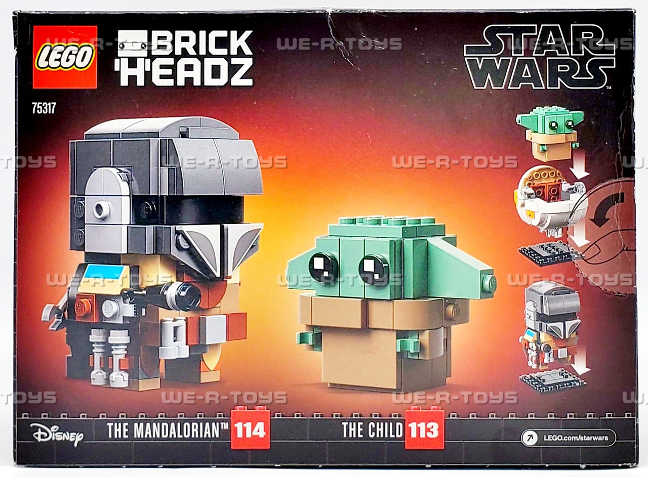 LEGO BrickHeadz Star Wars The Mandalorian and The Child 295 Piece