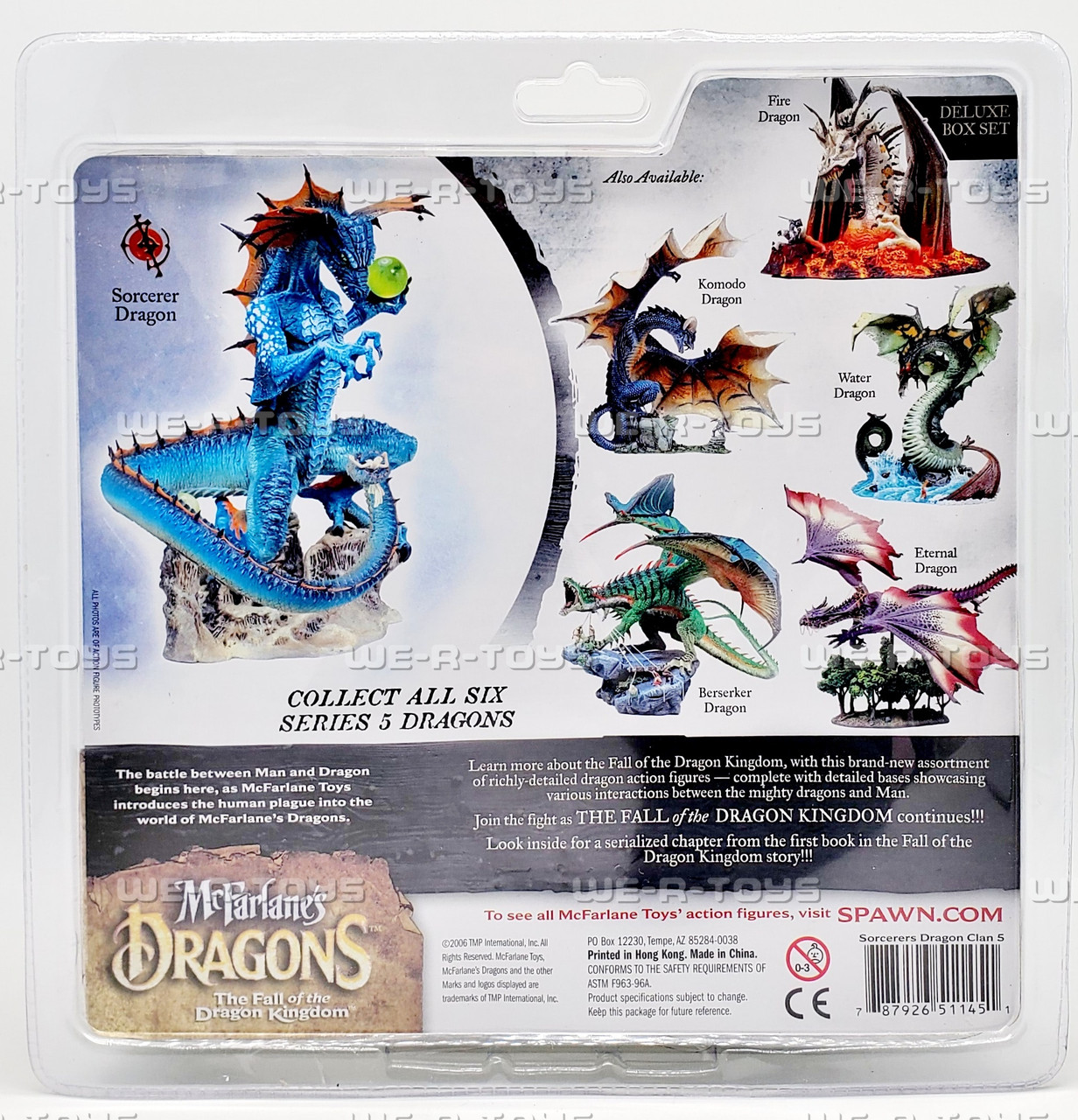 Mcfarlane's Dragons Series 5 Sorcerer Dragon Clan Action Figure
