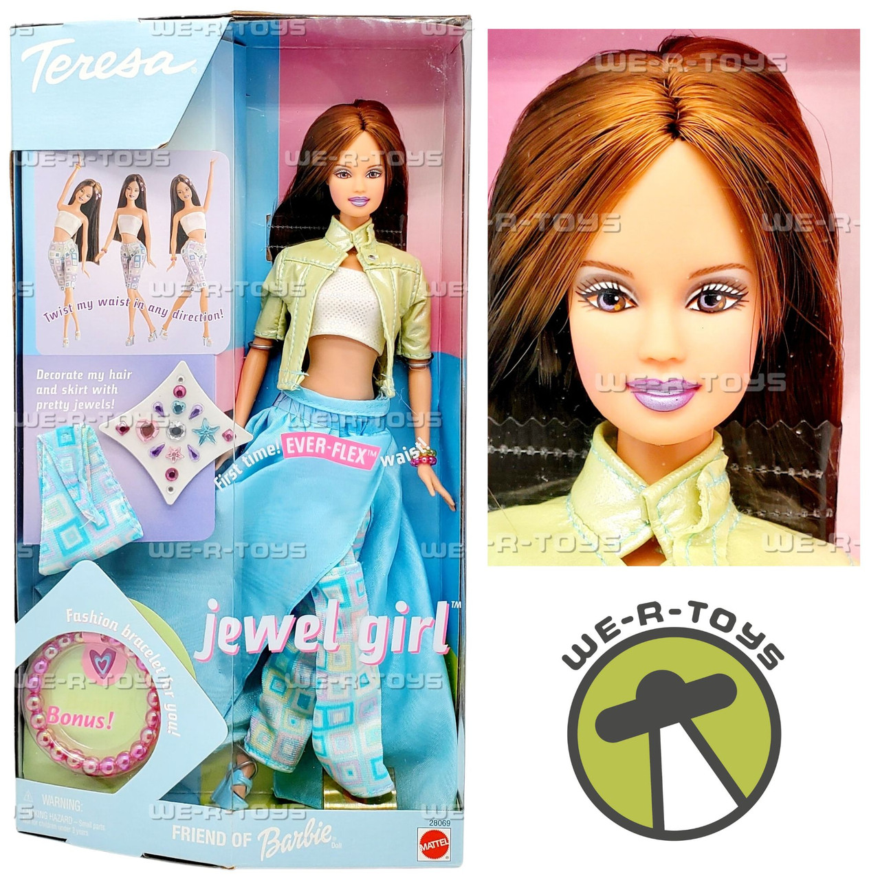 Jewel Girl Teresa Friend of Barbie Doll 2000 Mattel 28069 - We-R-Toys