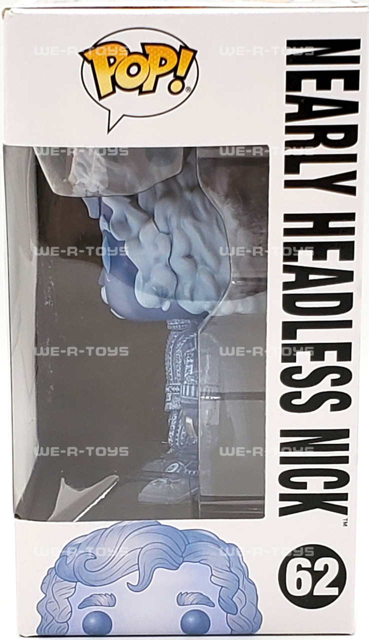 Funko Pop Harry Potter 62 Nearly Headless Nick Blue Translucent