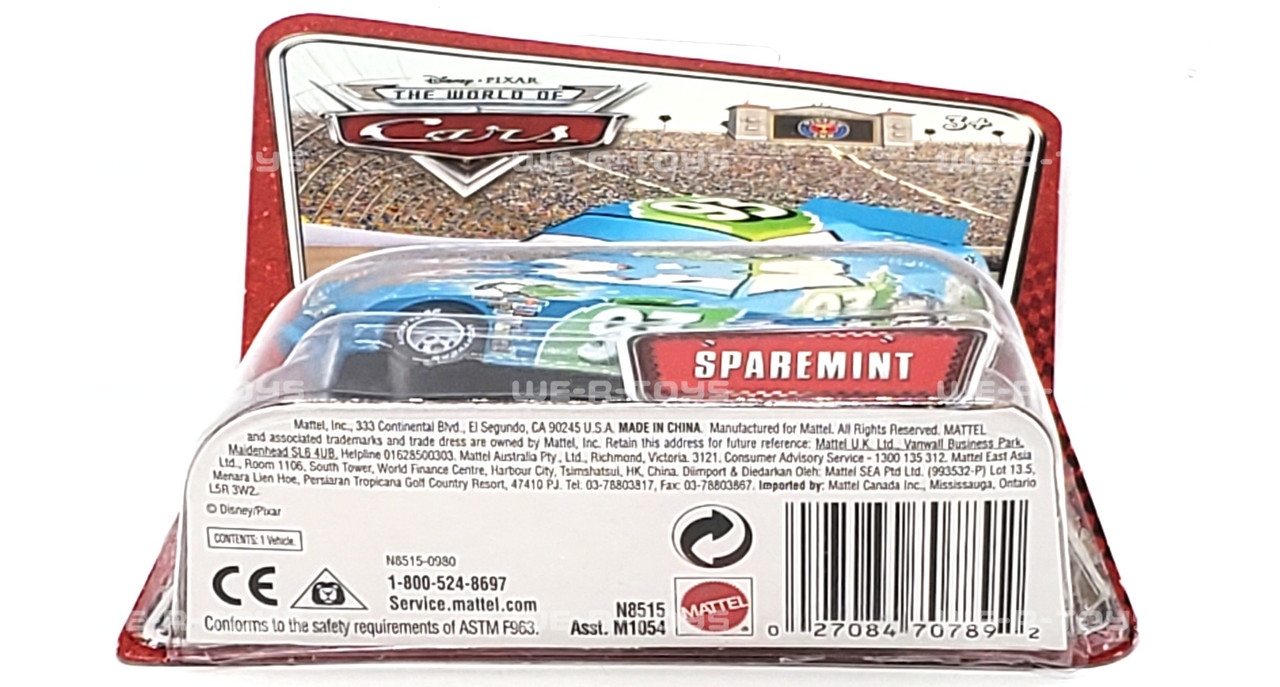 SPAREMINT ミニカー 93 Disney Pixar The World of Cars 93 Spare Mint 1:55 Die Cast