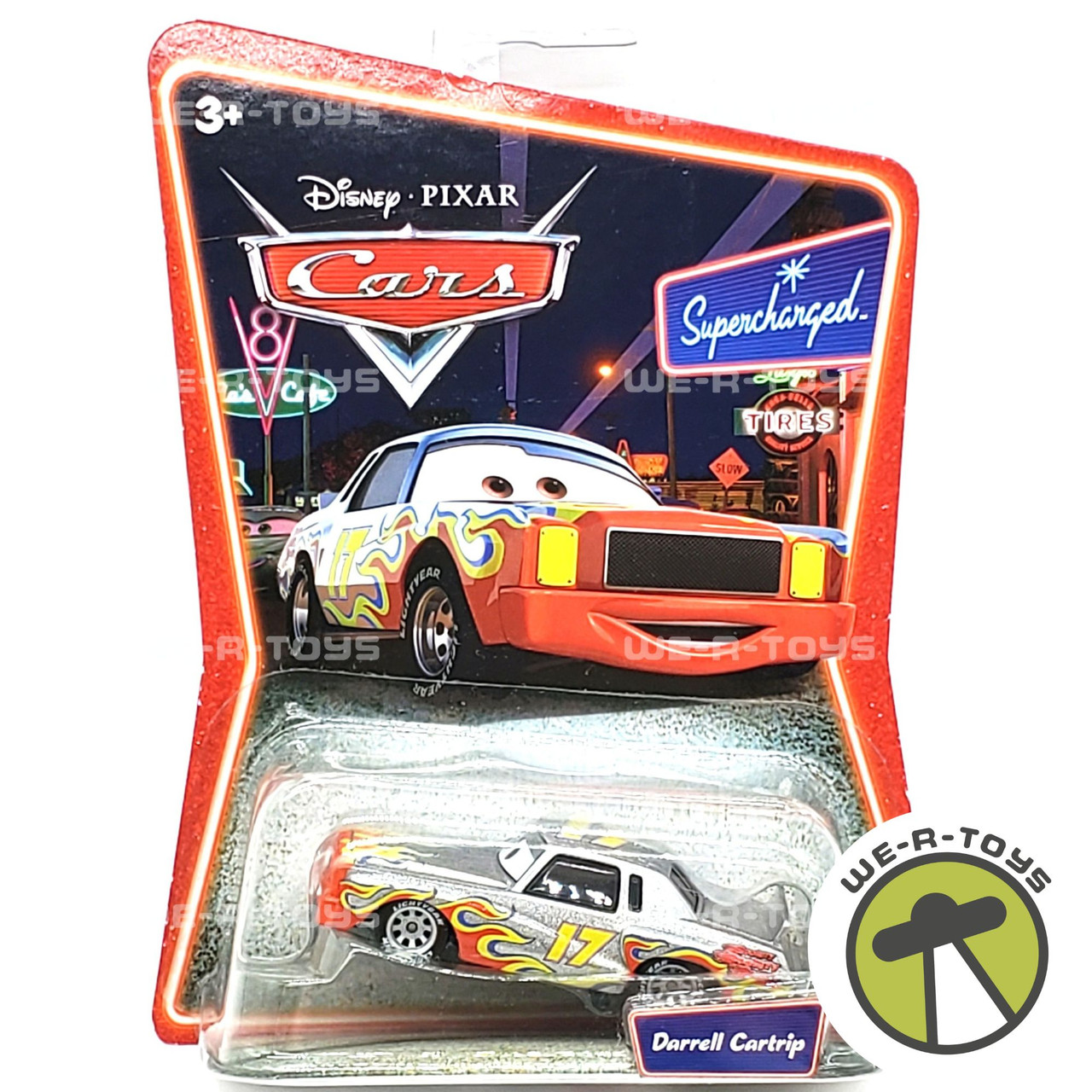 Disney Pixars Cars Supercharged Darrell Cartrip 1:55 Die Cast Car