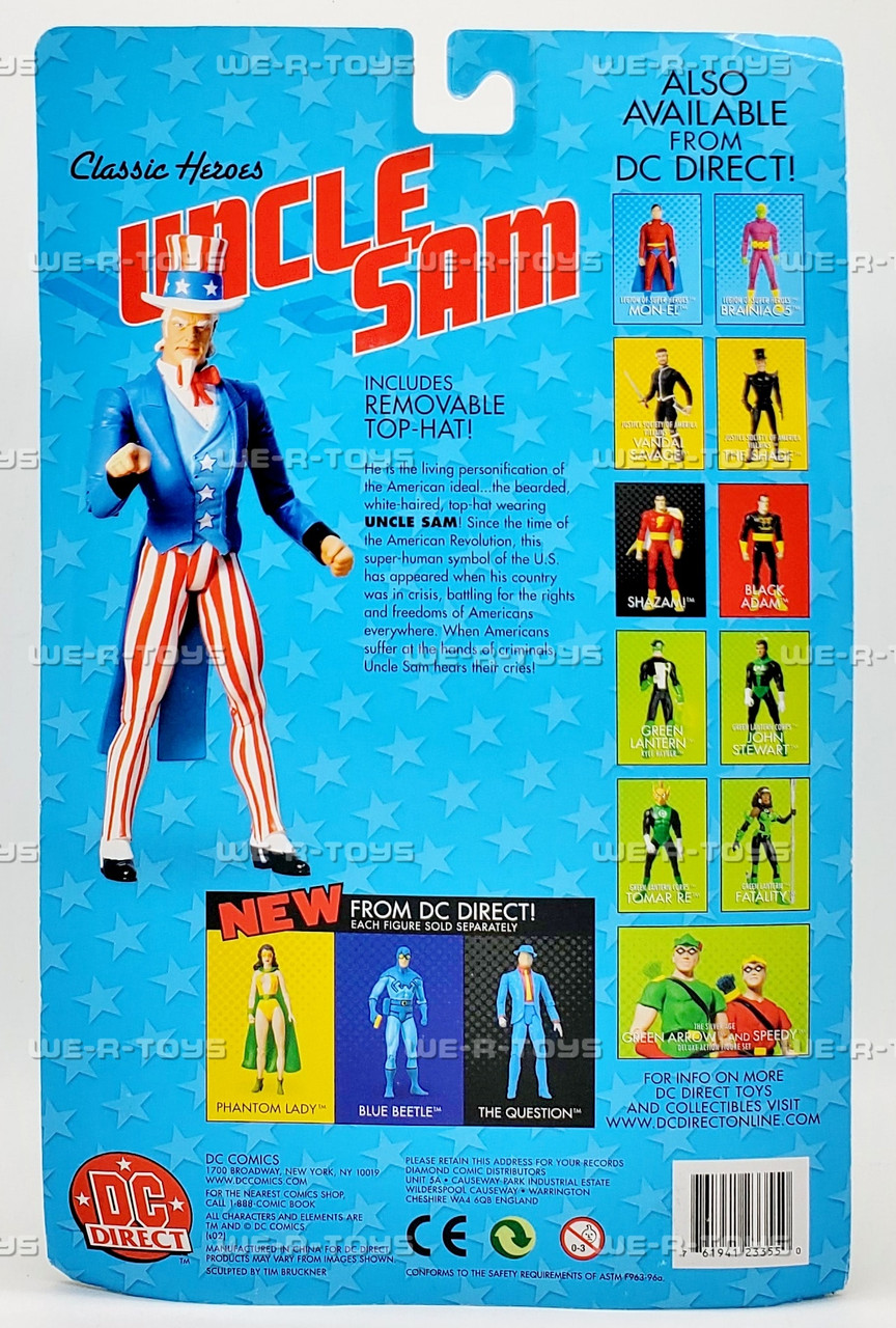 DC Classic Heroes Uncle Sam Action Figure DC Direct 23355 - We-R-Toys