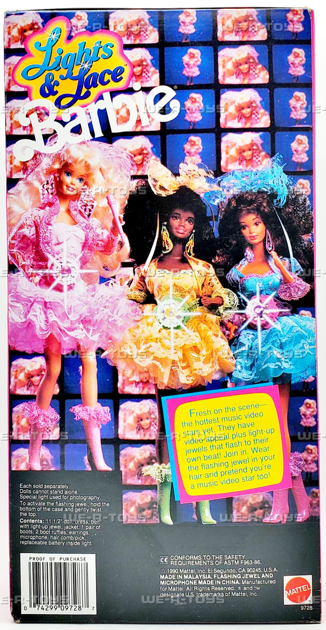 Barbie Lights and Lace Christie Doll African American 1990 Mattel