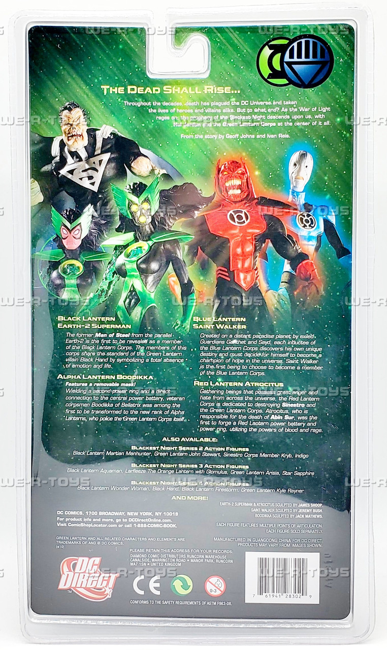 DC Blackest Night Blue Lantern Saint Walker Action Figure DC