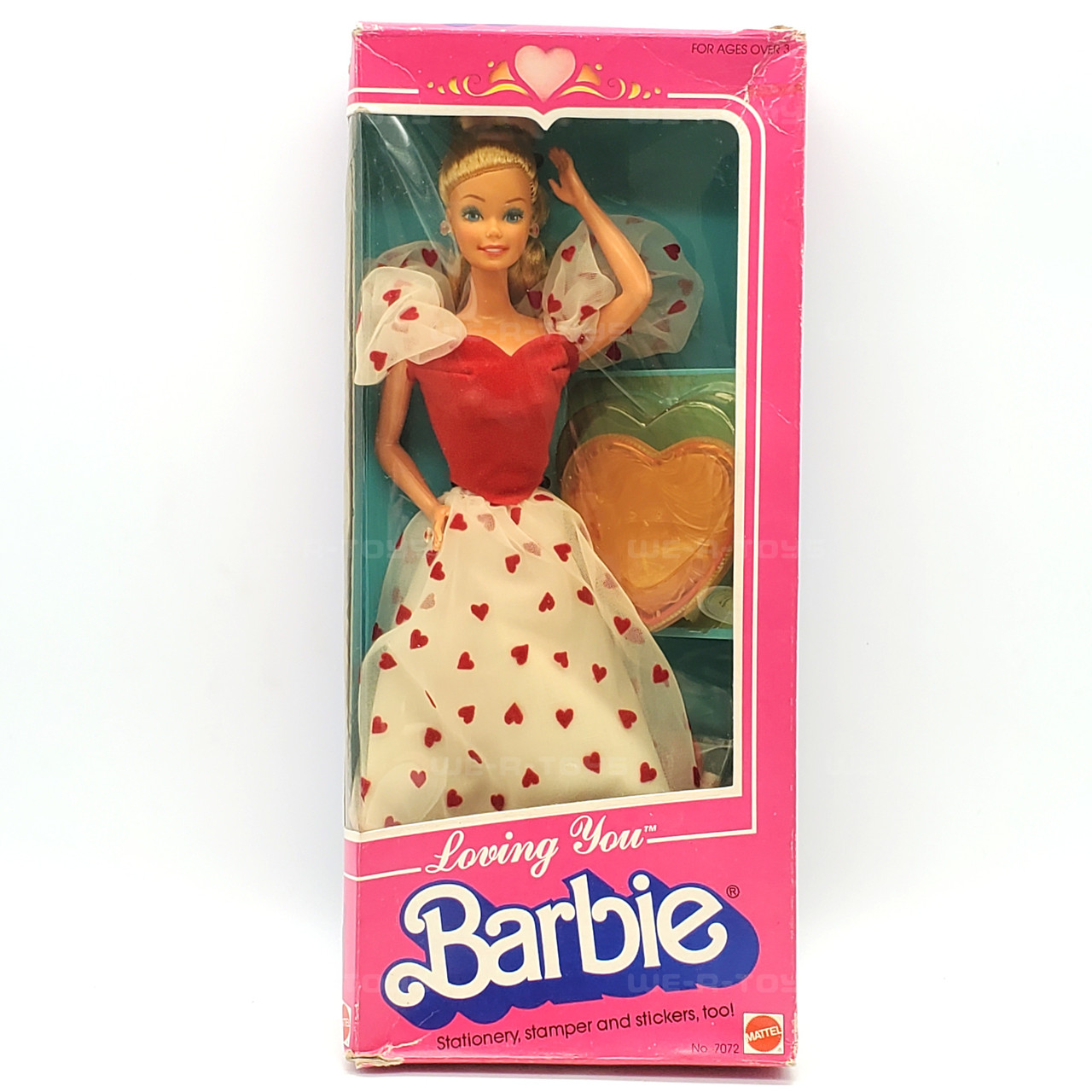 barbie with red heart dress Barbie Loving You Doll 1983 Mattel #7072 Red Heart Dress NEW