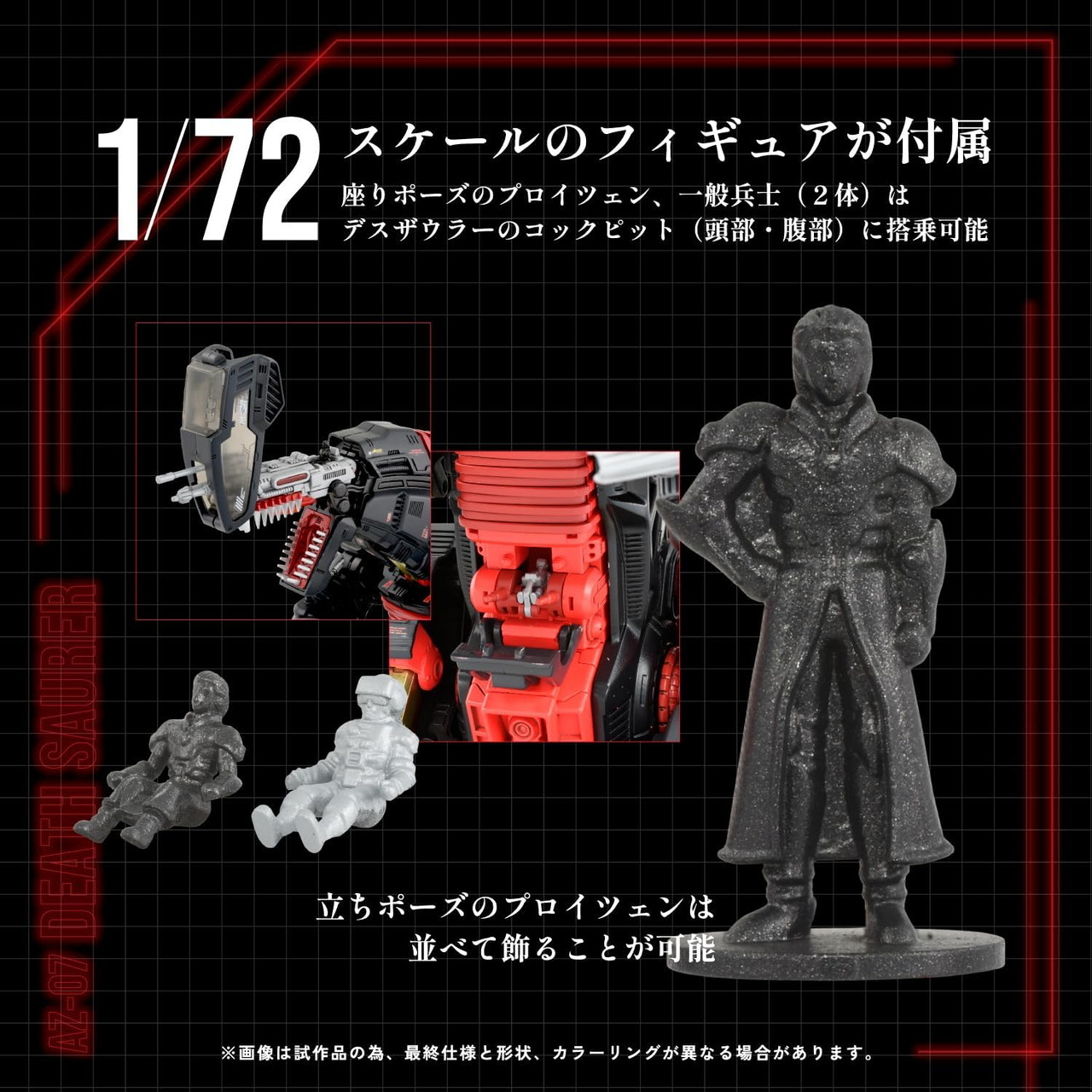 Zoids AZ-07 Death Saurer Motorized Plastic Model Kit Kotobukiya