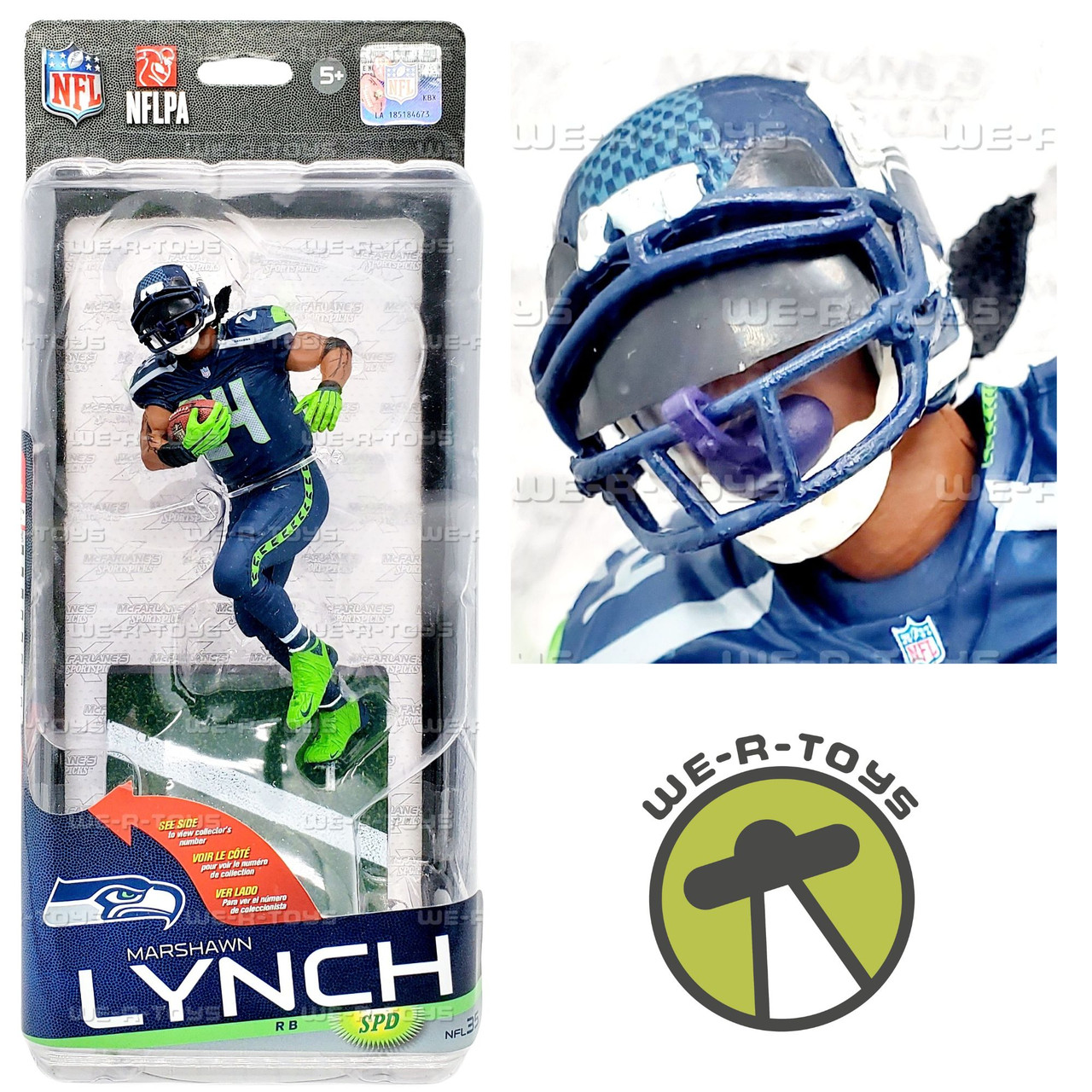 Seattle Seahawks Marshawn Lynch NFL Figure 2014 McFarlane 75667