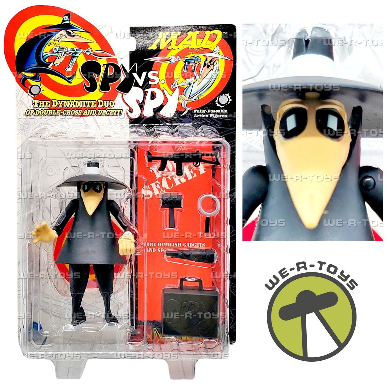 MAD Spy vs Spy Fully Poseable Action Figure DC Direct - We-R-Toys
