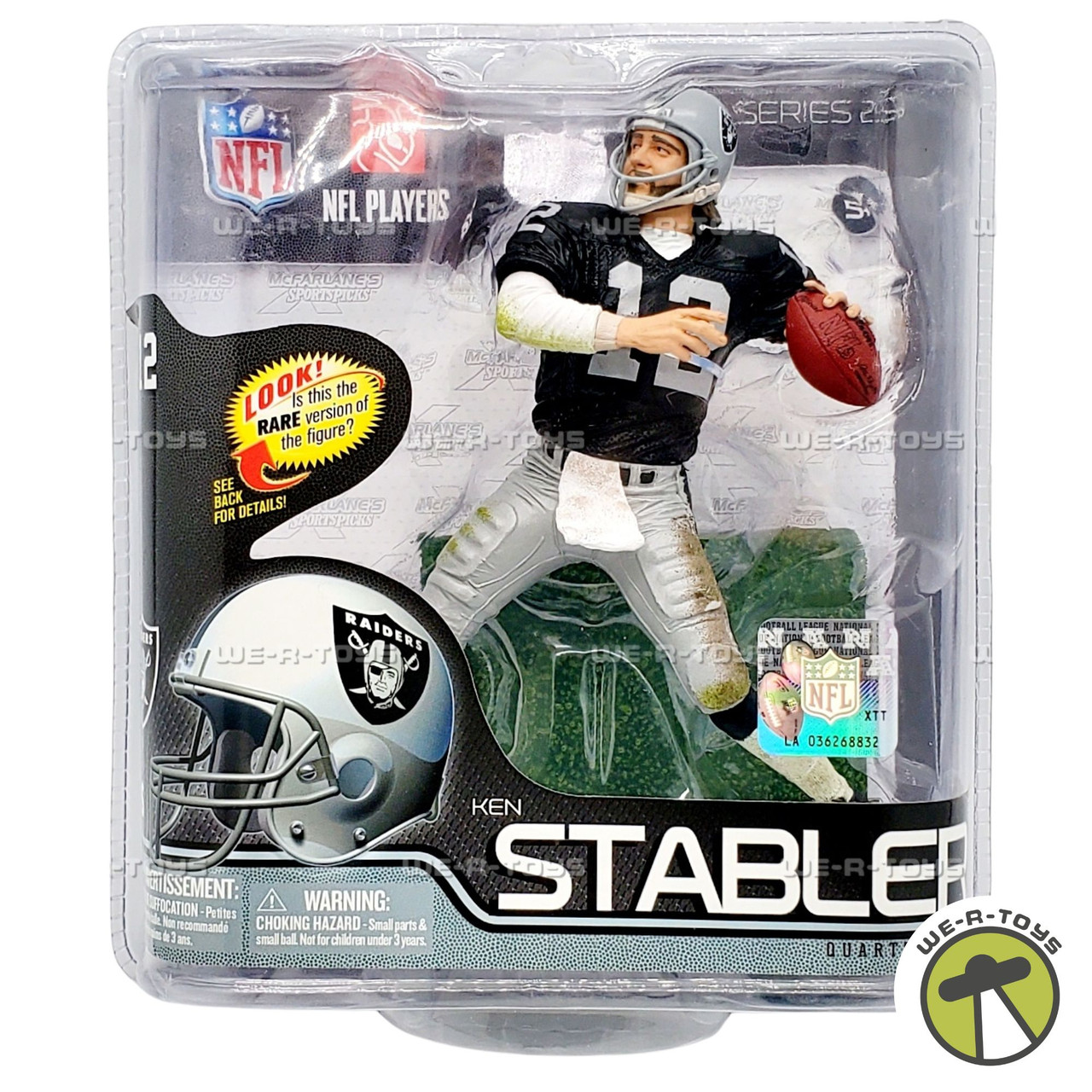 NFL Football Oakland Raiders Ken Stabler 12 Action Figure