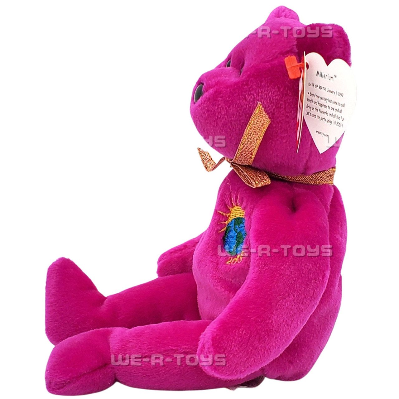 Beanie Babies Millennium 2000 Plush Bear by Ty - We-R-Toys
