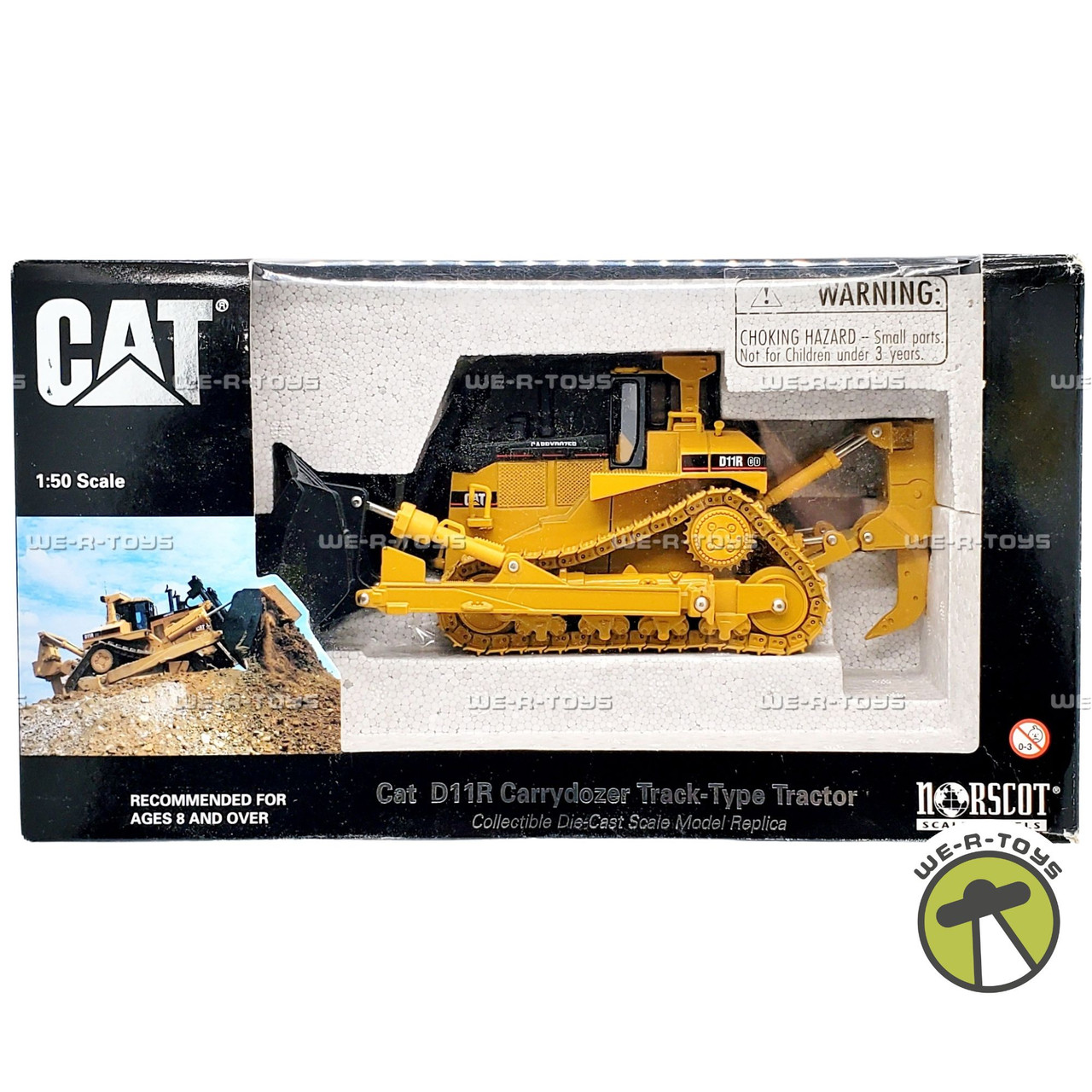 未使用・保管品】CAT D11R Carrydozer Track-Type Tractor 1:50