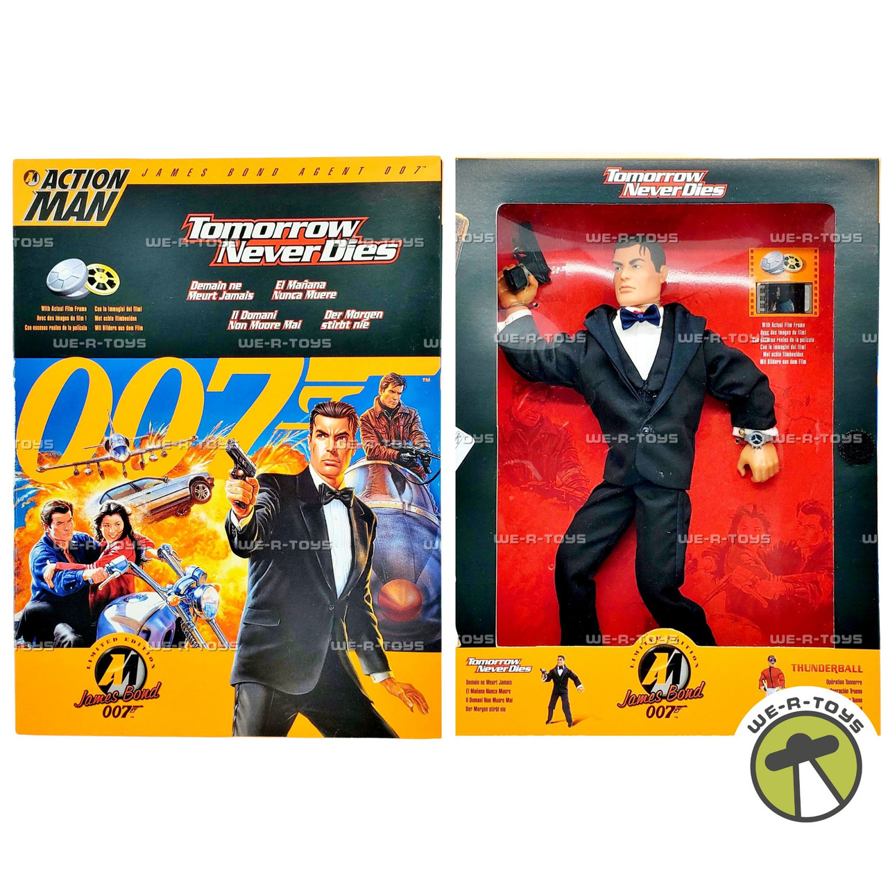 雑誌で紹介された James Dies Never Tomorrow Man Action Bond Hasbro 1997 Figure 特撮