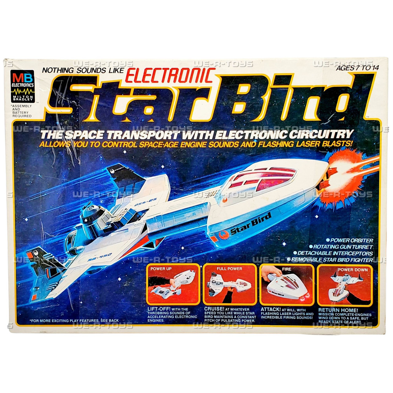 Electronic Star Bird Vehicle 1978 Milton Bradley 4852 - We-R-Toys