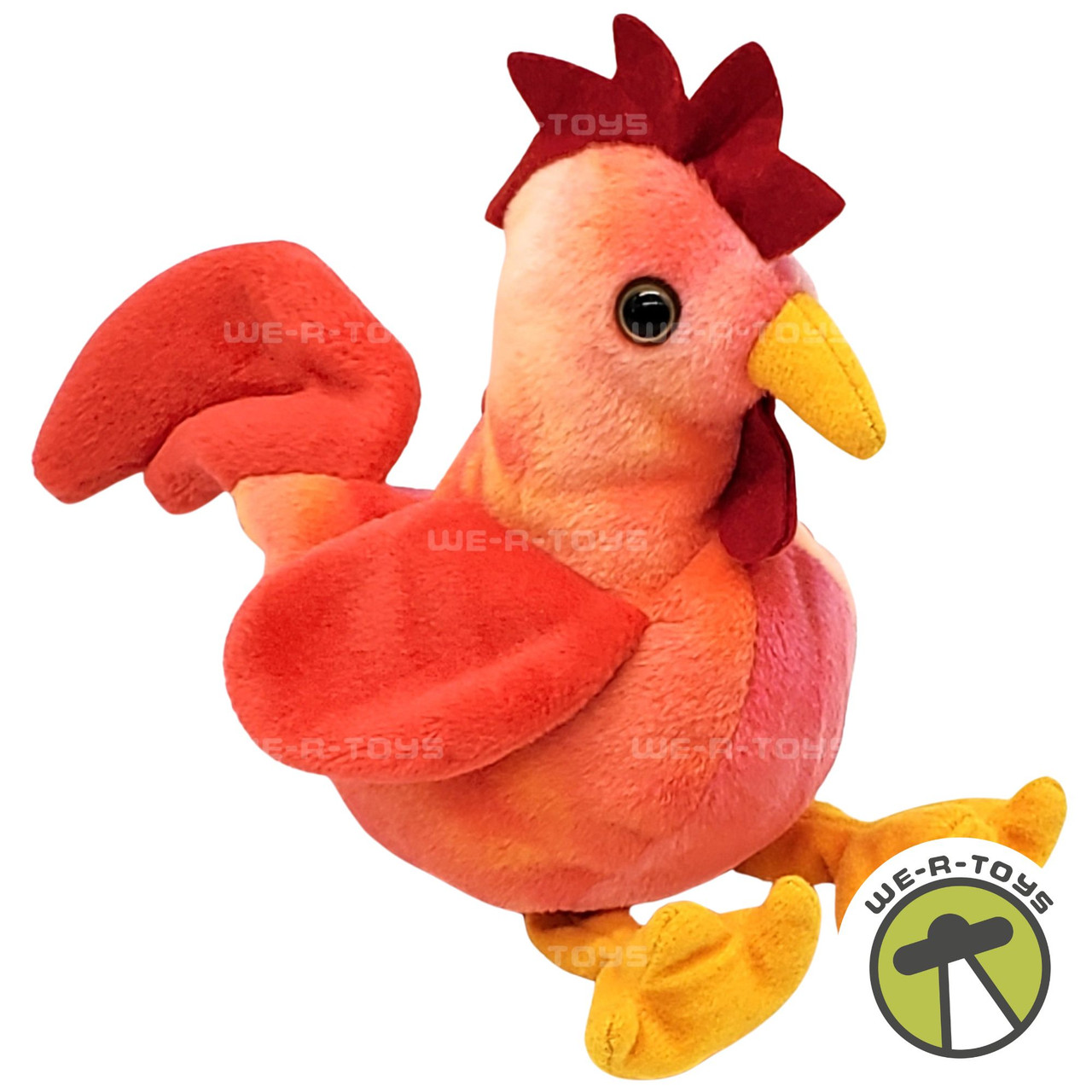 Ty Beanie Babies Strut/Doodle the Rooster Plush 1996 - We-R-Toys
