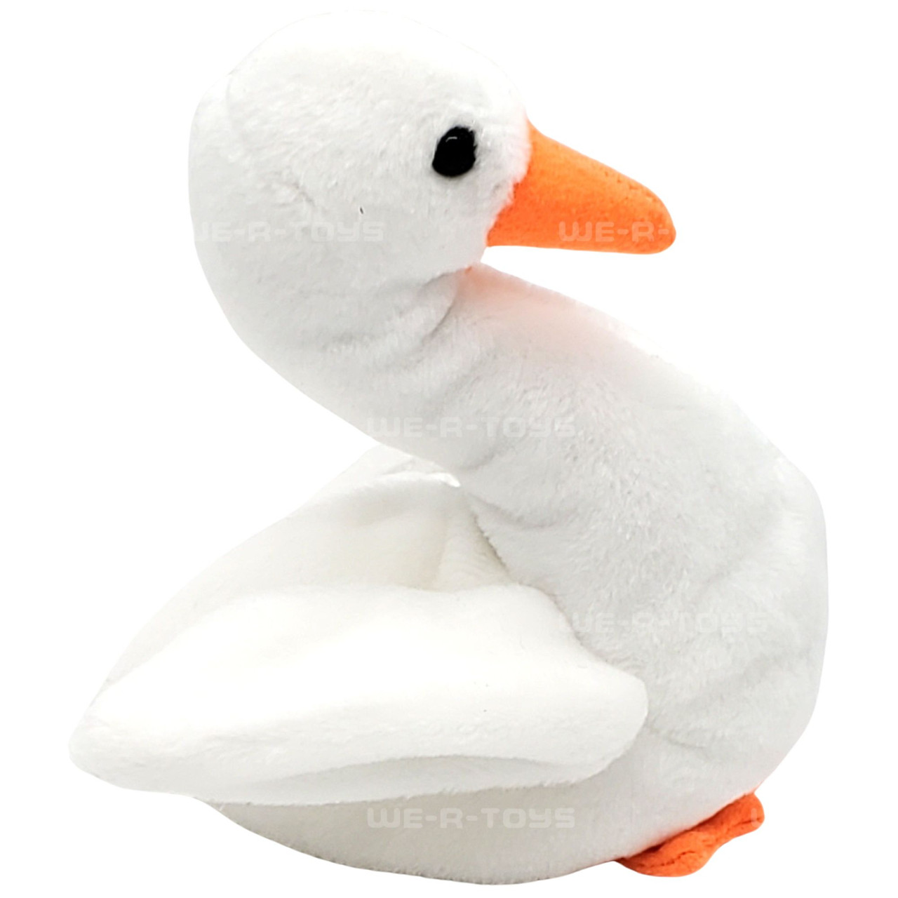 Ty Beanie Babies Gracie the Swan Plush 1996 We-R-Toys