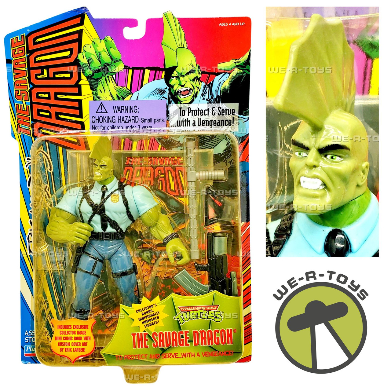 DC Teenage Mutant Ninja Turtles The Savage Dragon Action Figure