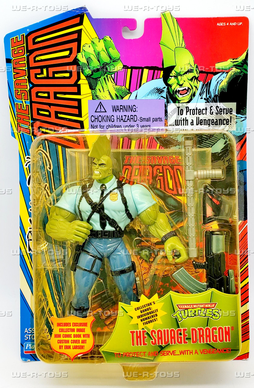 パサコン DC Teenage Mutant Ninja Turtles The Savage Dragon Action Figure