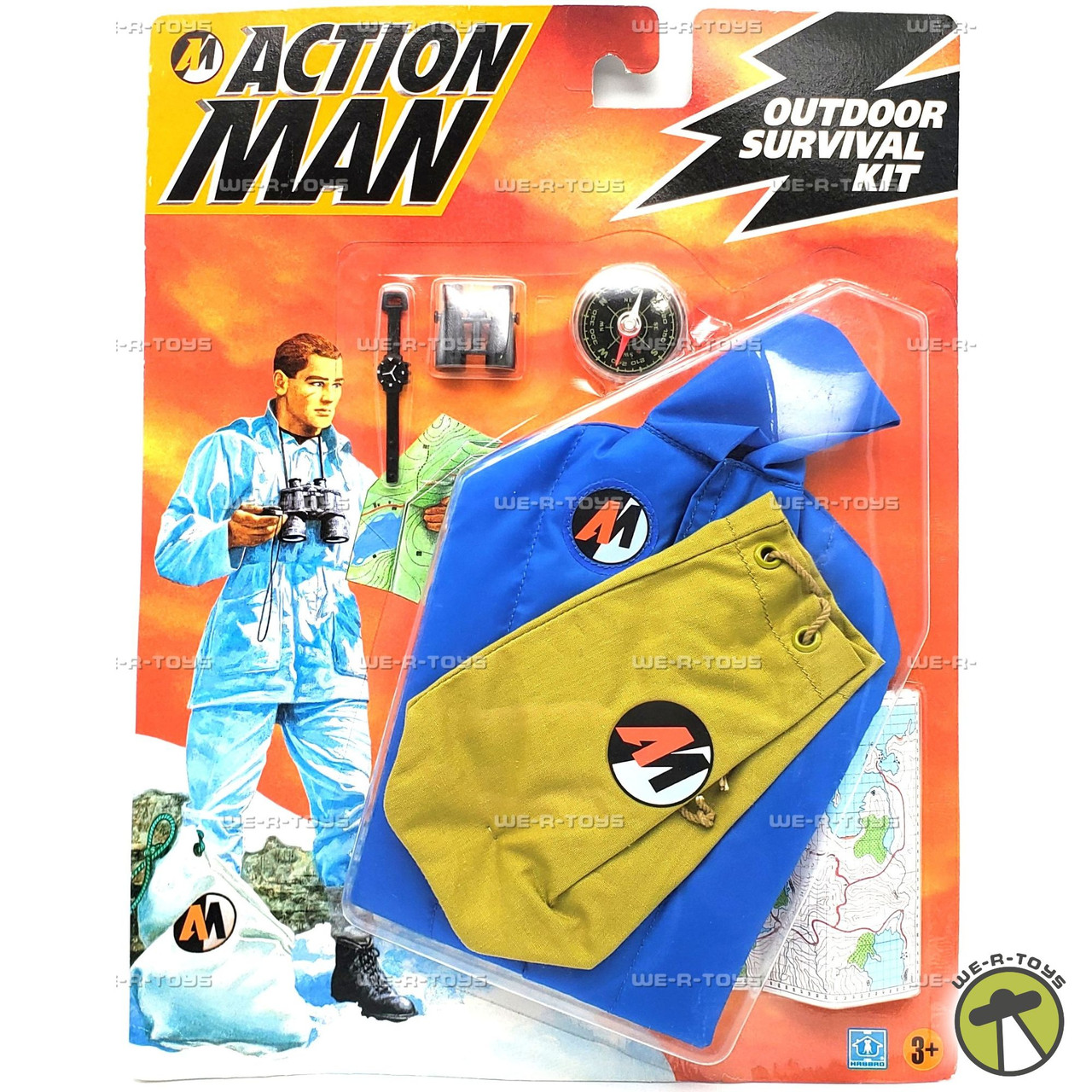 Action Man Outdoor Survival Kit Accessory Set 1993 Hasbro #12756